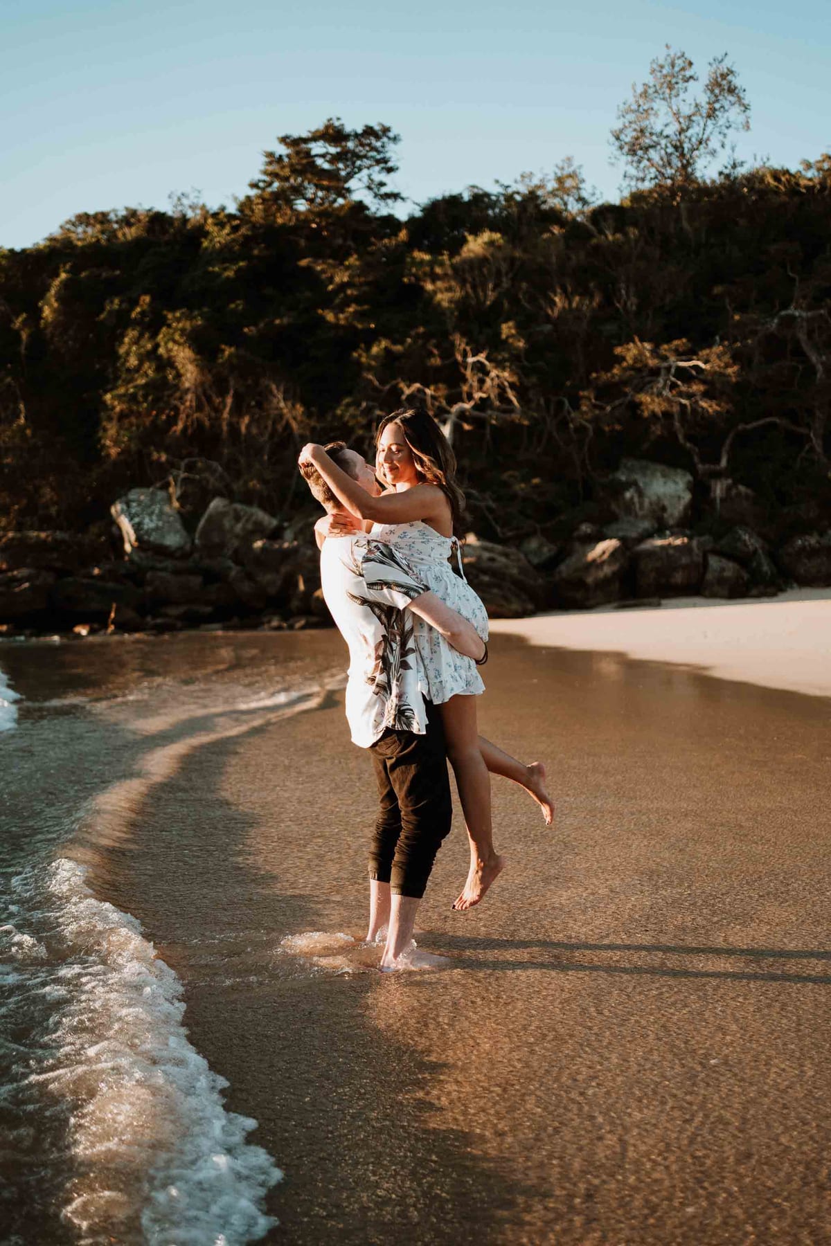 CALEB AND CALANDRA (Underwater sunset photoshoot at Shelly Beach, Manly)