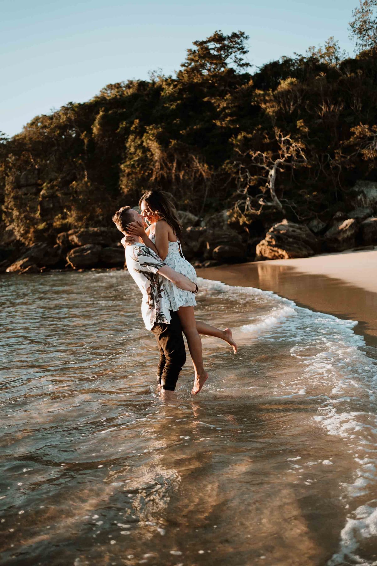 CALEB AND CALANDRA (Underwater sunset photoshoot at Shelly Beach, Manly)