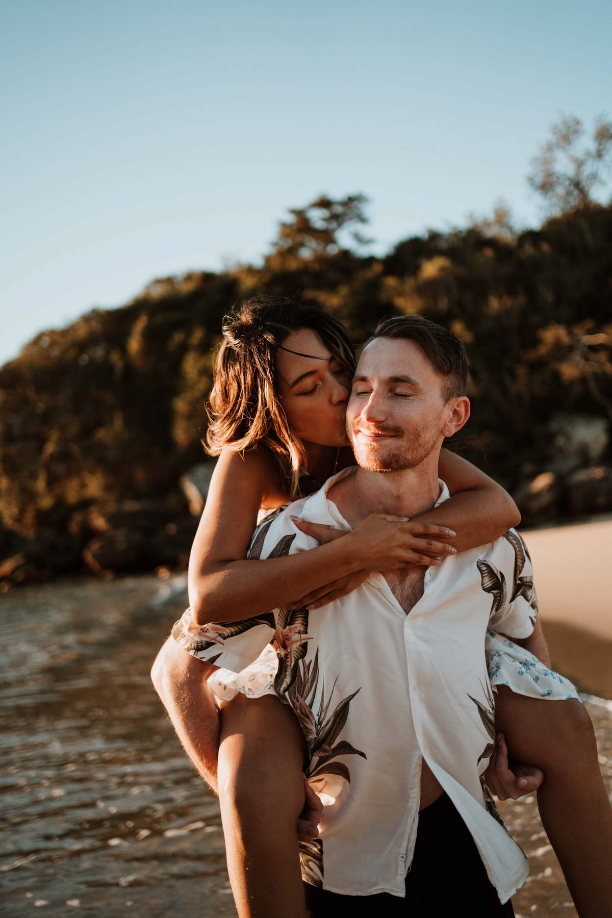 CALEB AND CALANDRA (Underwater sunset photoshoot at Shelly Beach, Manly)