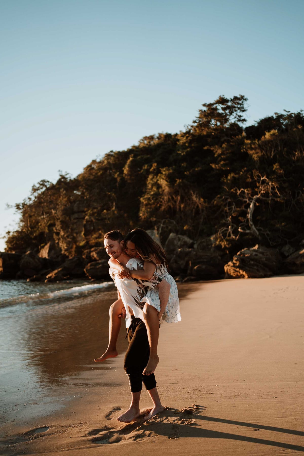 CALEB AND CALANDRA (Underwater sunset photoshoot at Shelly Beach, Manly)