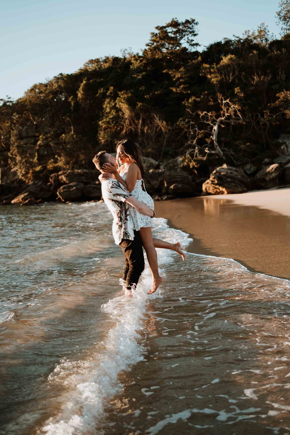 CALEB AND CALANDRA (Underwater sunset photoshoot at Shelly Beach, Manly)