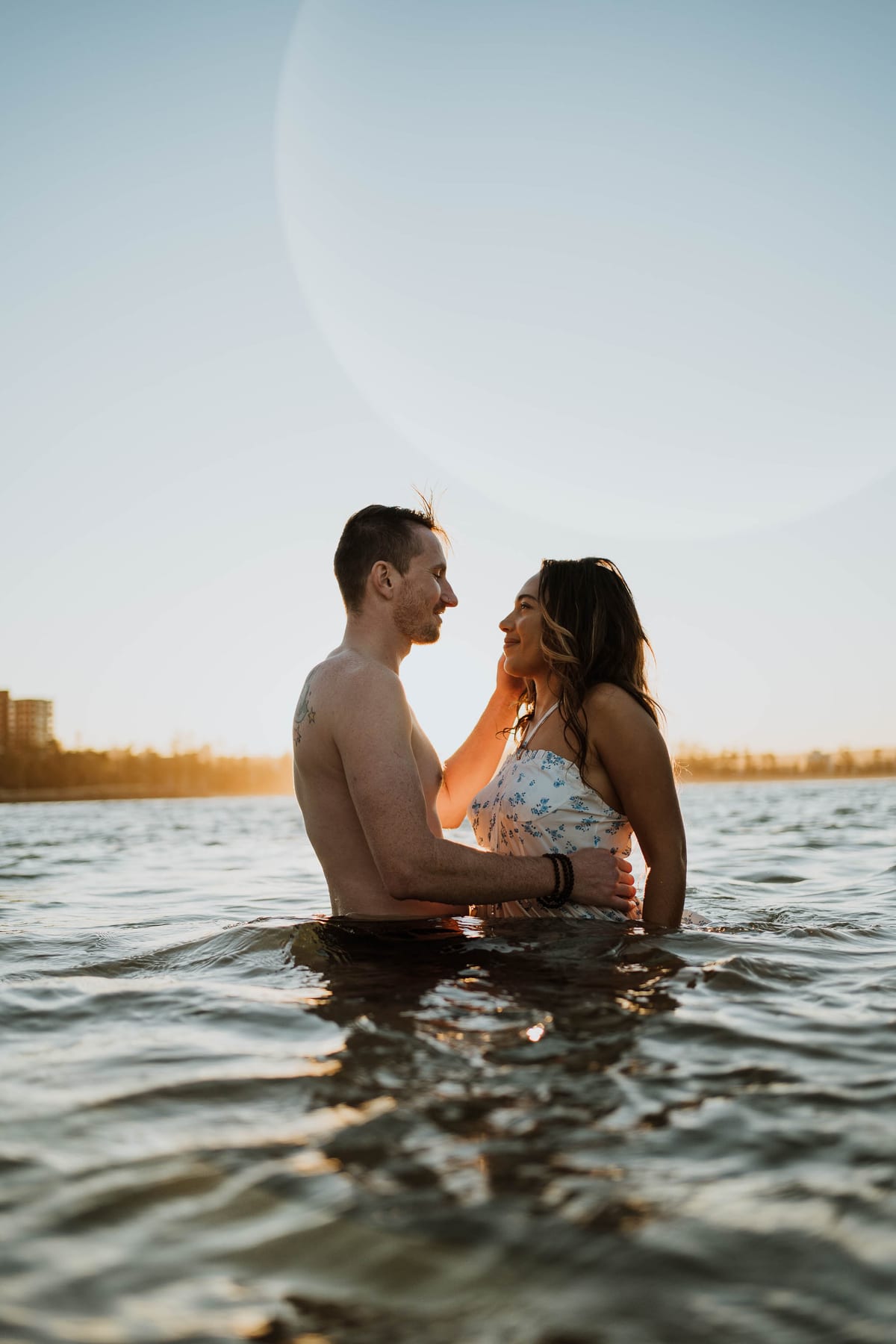 CALEB AND CALANDRA (Underwater sunset photoshoot at Shelly Beach, Manly)