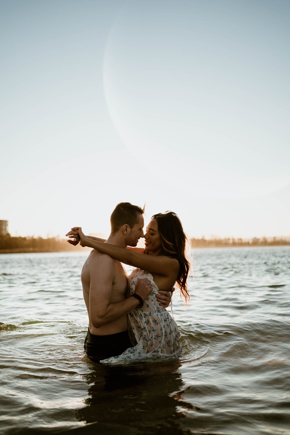 CALEB AND CALANDRA (Underwater sunset photoshoot at Shelly Beach, Manly)
