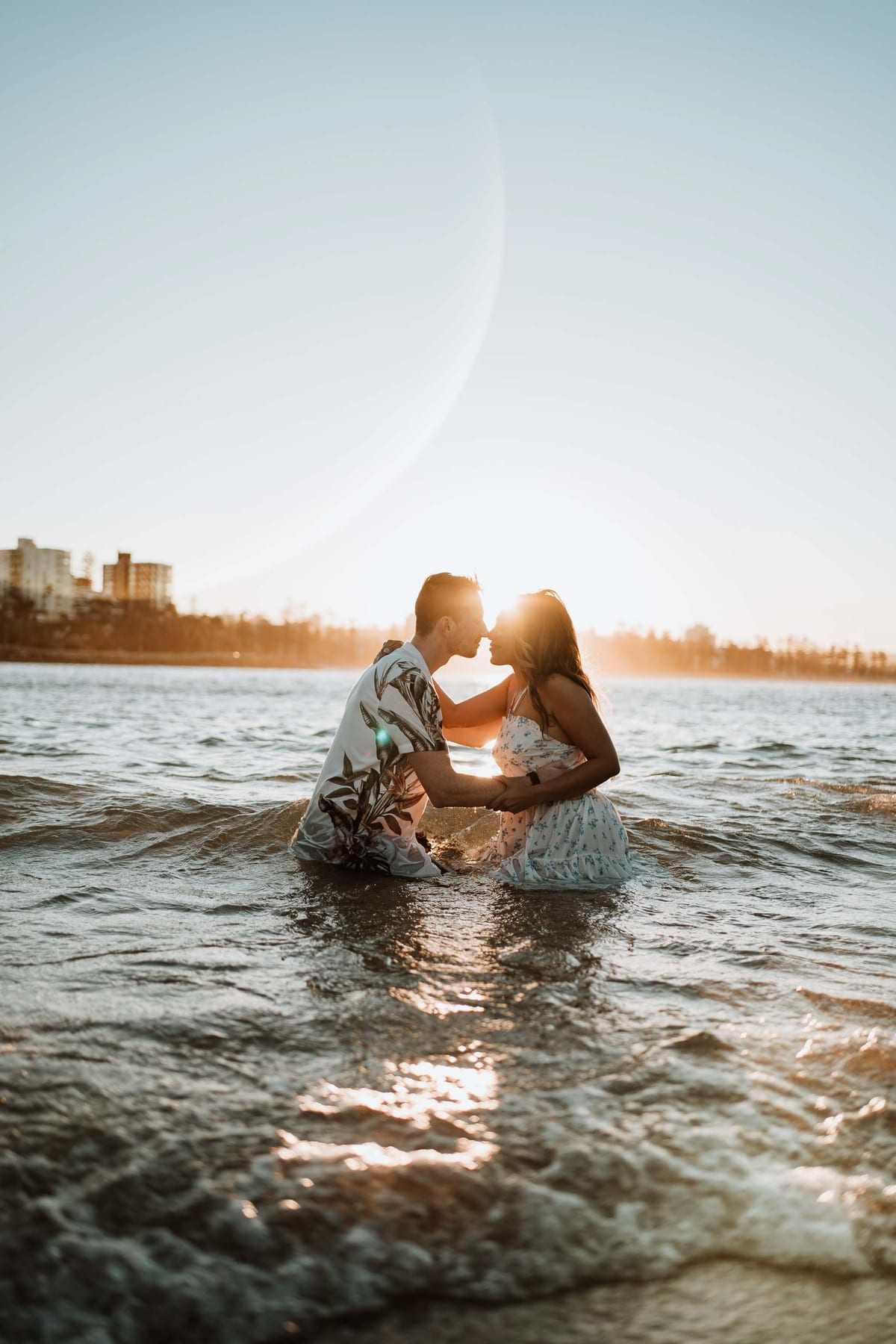 CALEB AND CALANDRA (Underwater sunset photoshoot at Shelly Beach, Manly)