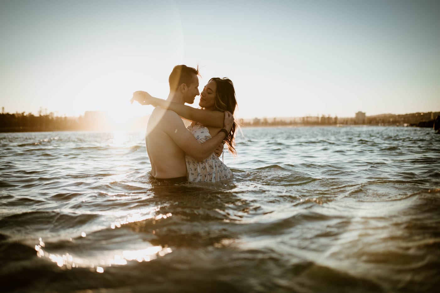 CALEB AND CALANDRA (Underwater sunset photoshoot at Shelly Beach, Manly)