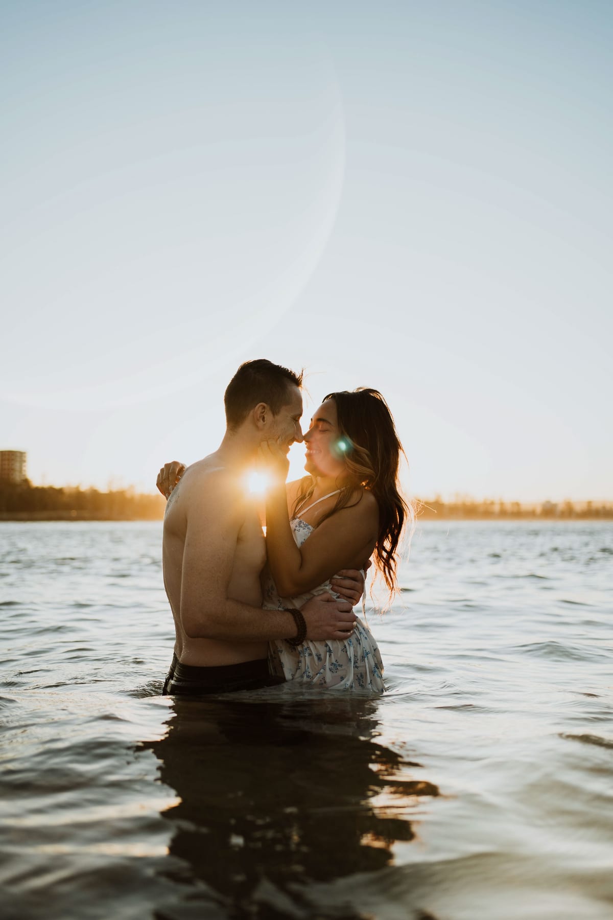 CALEB AND CALANDRA (Underwater sunset photoshoot at Shelly Beach, Manly)