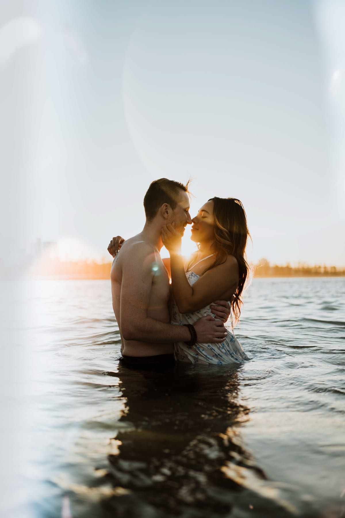 CALEB AND CALANDRA (Underwater sunset photoshoot at Shelly Beach, Manly)