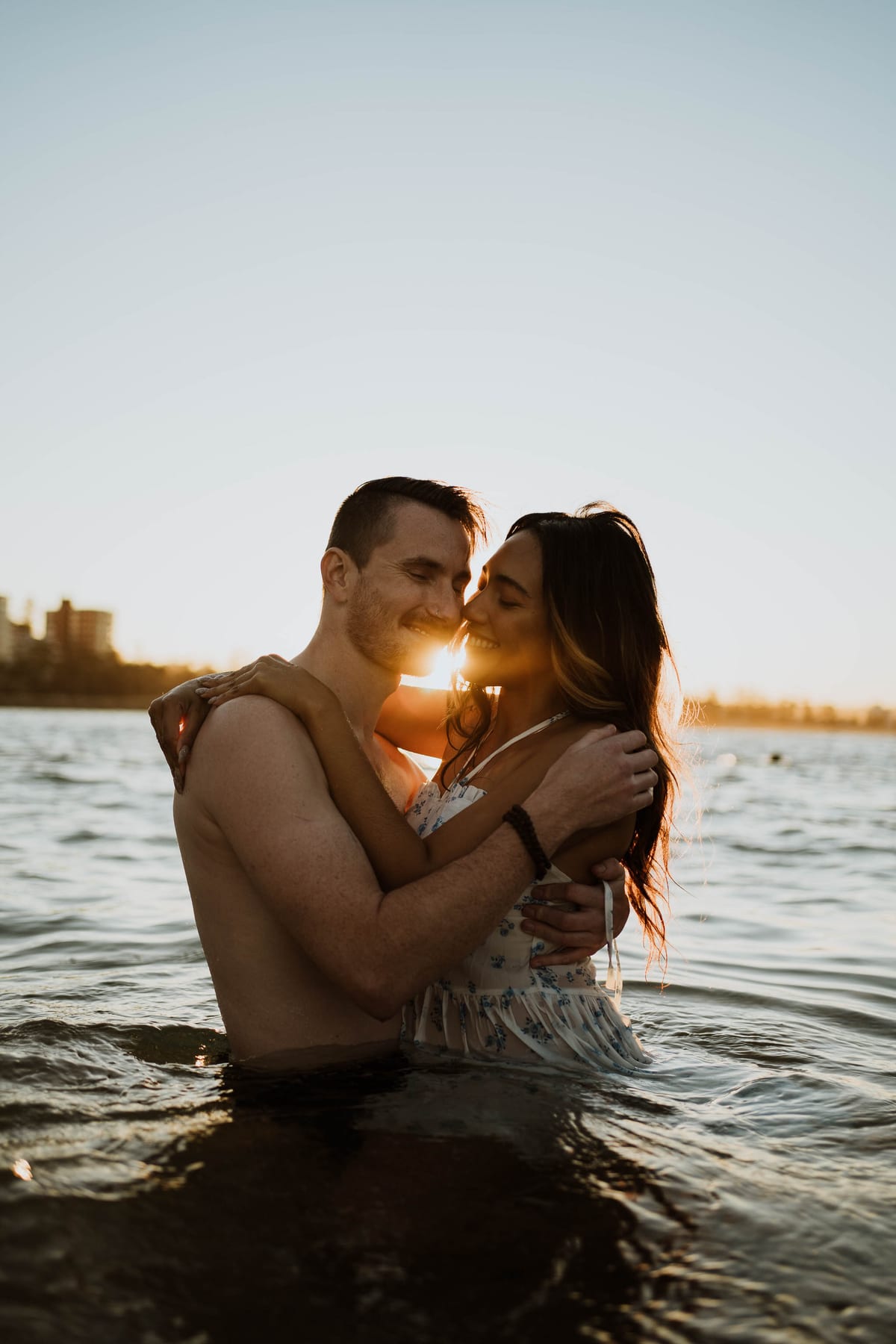 CALEB AND CALANDRA (Underwater sunset photoshoot at Shelly Beach, Manly)
