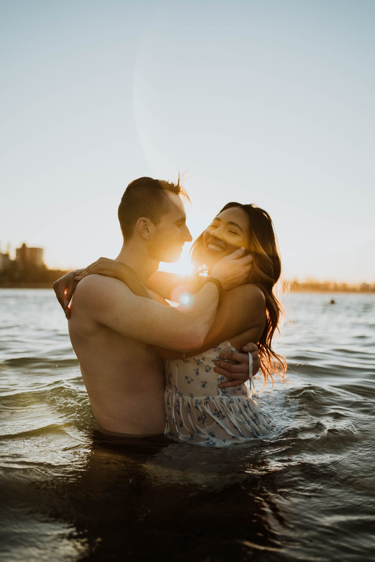 CALEB AND CALANDRA (Underwater sunset photoshoot at Shelly Beach, Manly)