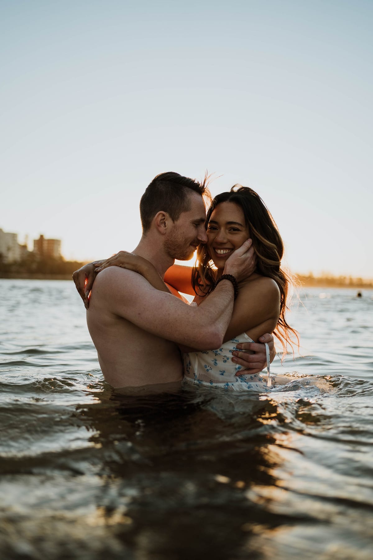 CALEB AND CALANDRA (Underwater sunset photoshoot at Shelly Beach, Manly)