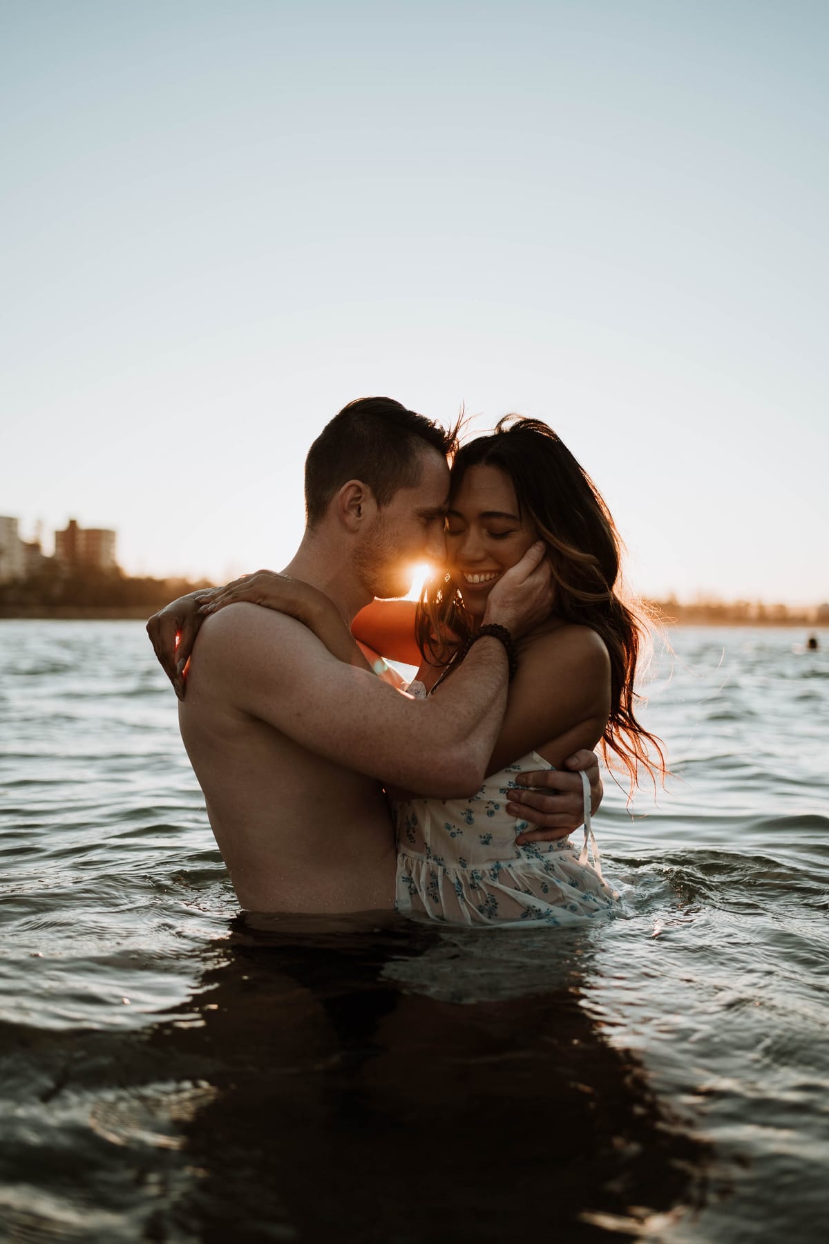 CALEB AND CALANDRA (Underwater sunset photoshoot at Shelly Beach, Manly)