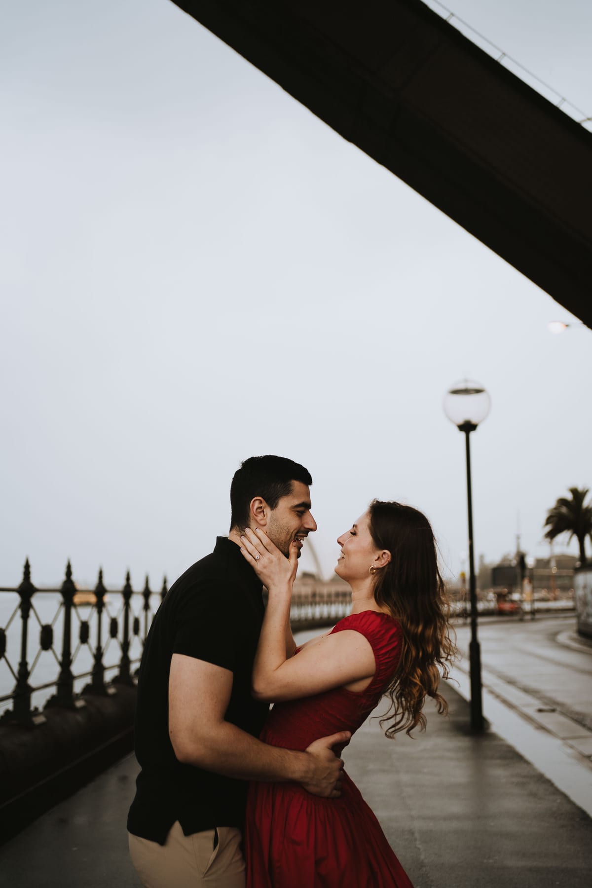 RANKO AND SAVANNAH (Rainy engagement photoshoot at Sydney Harbour bridge and Opera house)