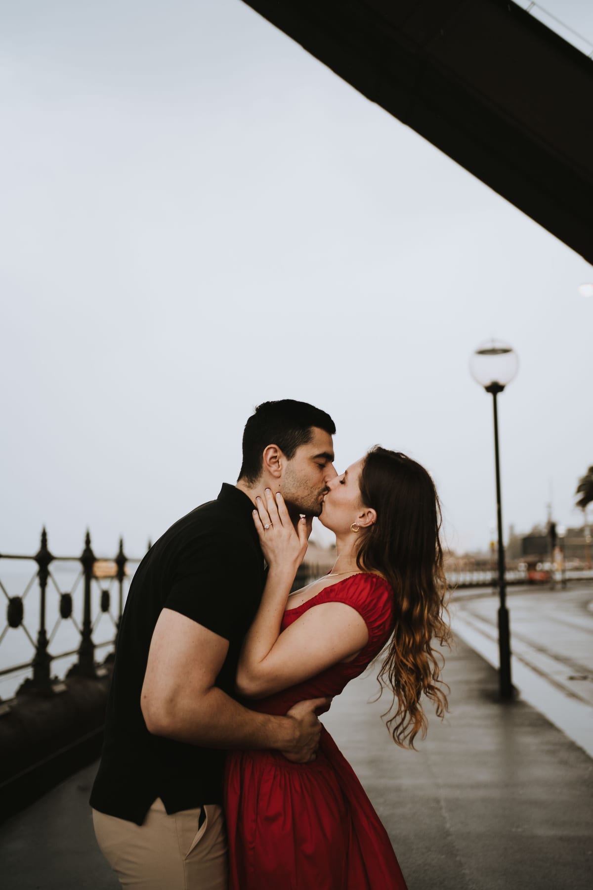 RANKO AND SAVANNAH (Rainy engagement photoshoot at Sydney Harbour bridge and Opera house)