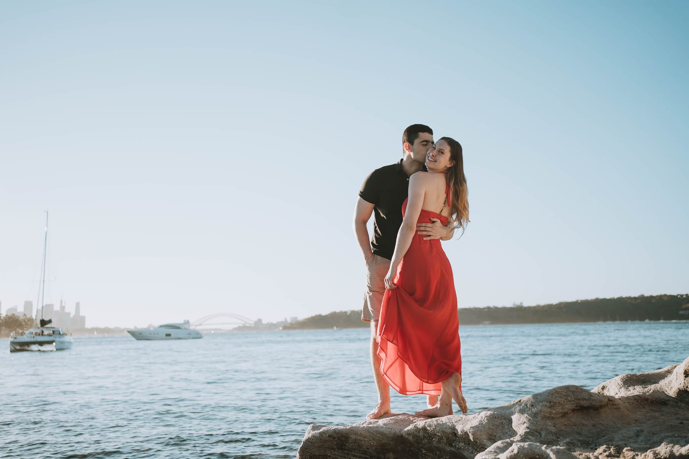 RANKO AND SAVANNAH (Sunset couple photoshoot at Milk beach, Rosebay, Vaucluse)