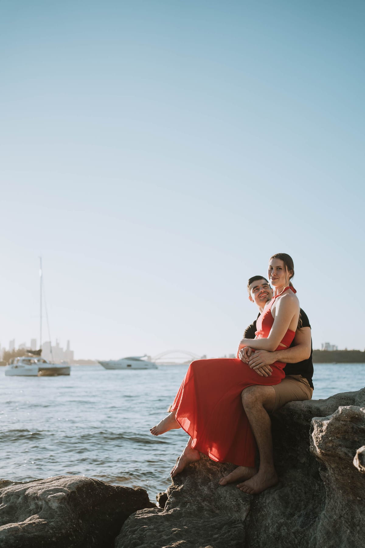 RANKO AND SAVANNAH (Sunset couple photoshoot at Milk beach, Rosebay, Vaucluse)