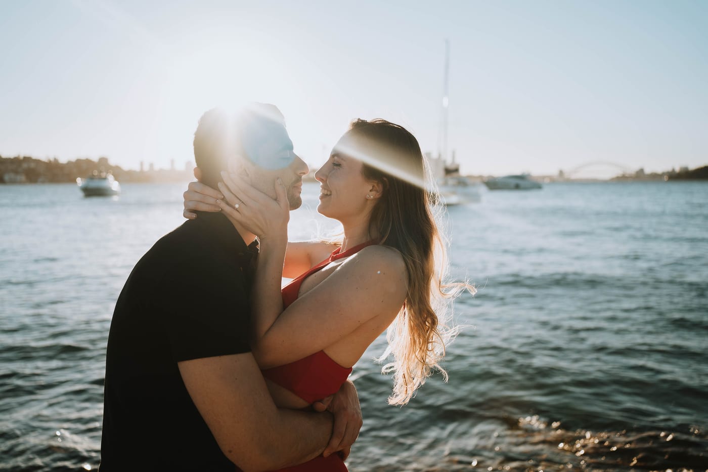 RANKO AND SAVANNAH (Sunset couple photoshoot at Milk beach, Rosebay, Vaucluse)