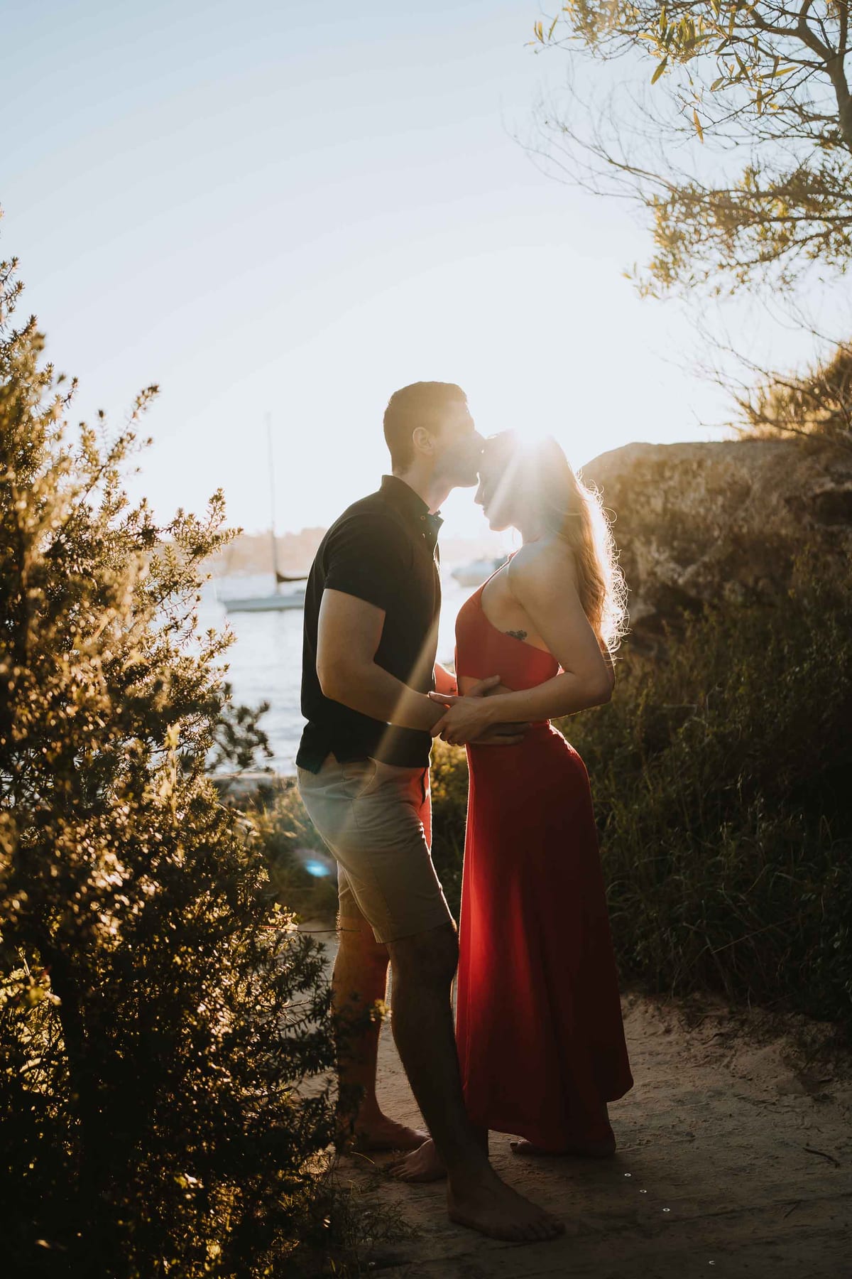 RANKO AND SAVANNAH (Sunset couple photoshoot at Milk beach, Rosebay, Vaucluse)