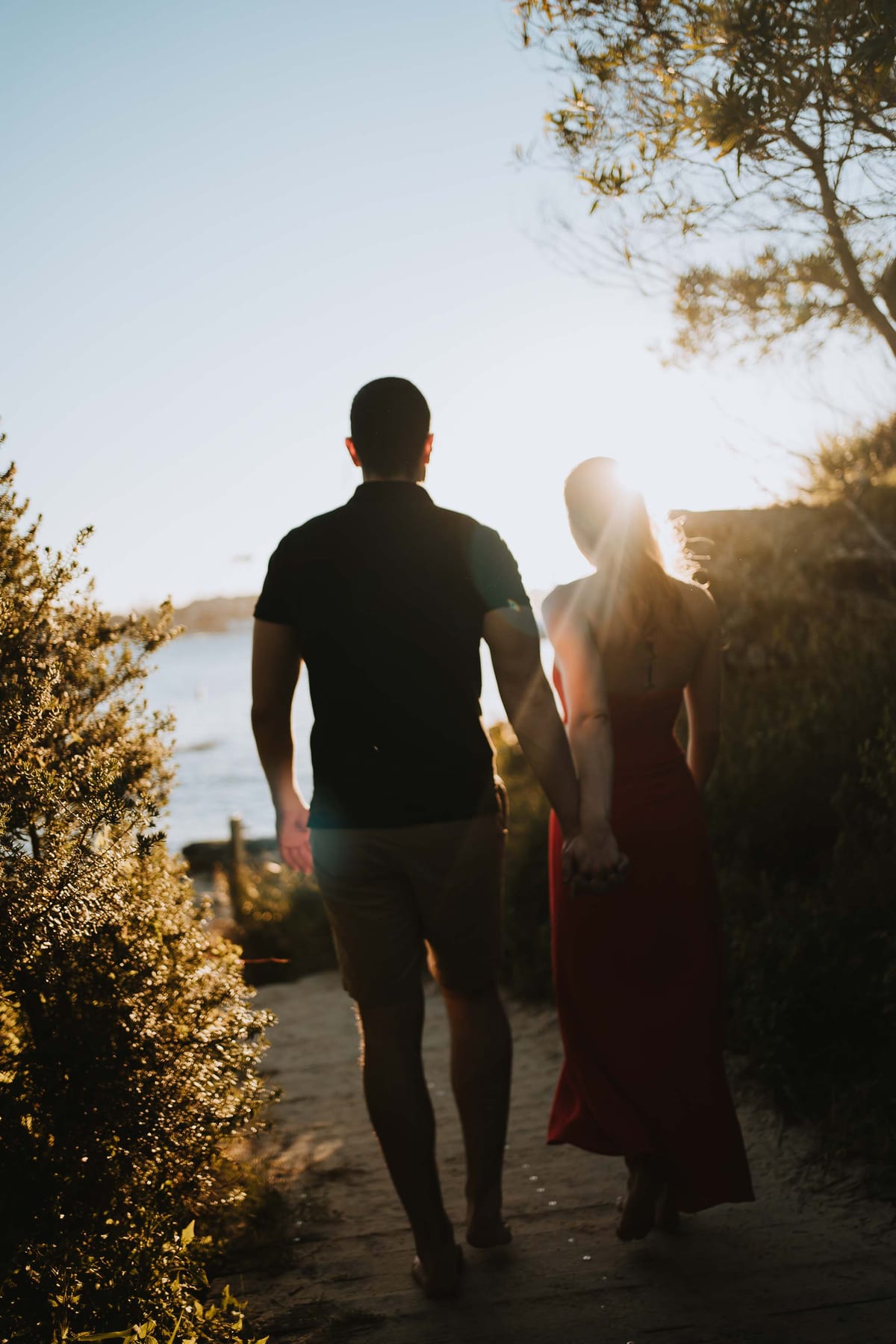 RANKO AND SAVANNAH (Sunset couple photoshoot at Milk beach, Rosebay, Vaucluse)