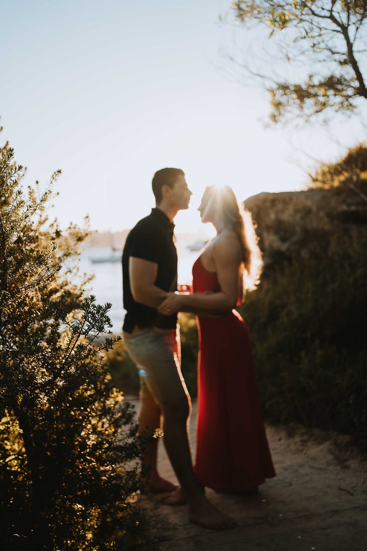 RANKO AND SAVANNAH (Sunset couple photoshoot at Milk beach, Rosebay, Vaucluse)