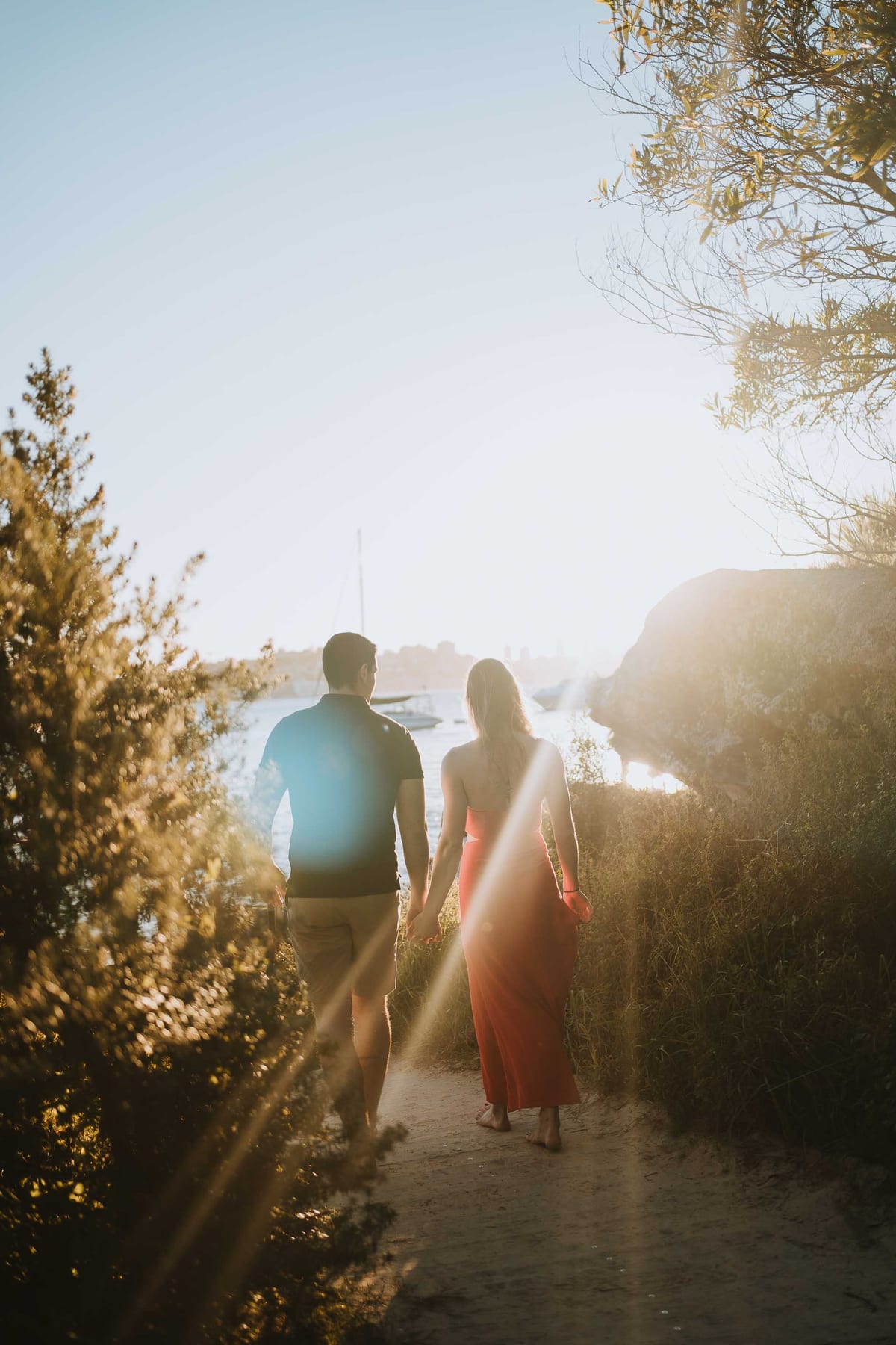 RANKO AND SAVANNAH (Sunset couple photoshoot at Milk beach, Rosebay, Vaucluse)
