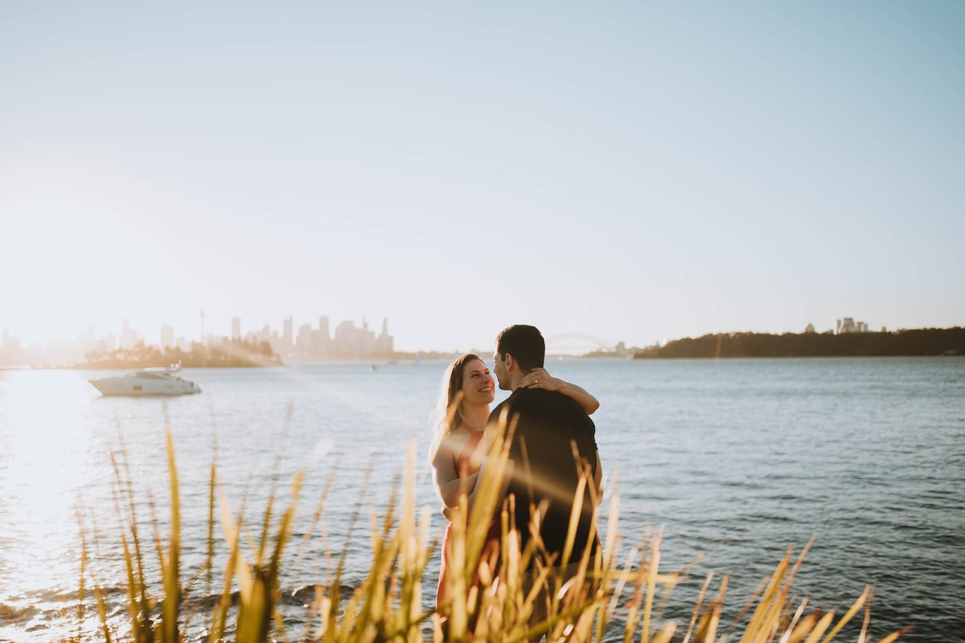 RANKO AND SAVANNAH (Sunset couple photoshoot at Milk beach, Rosebay, Vaucluse)