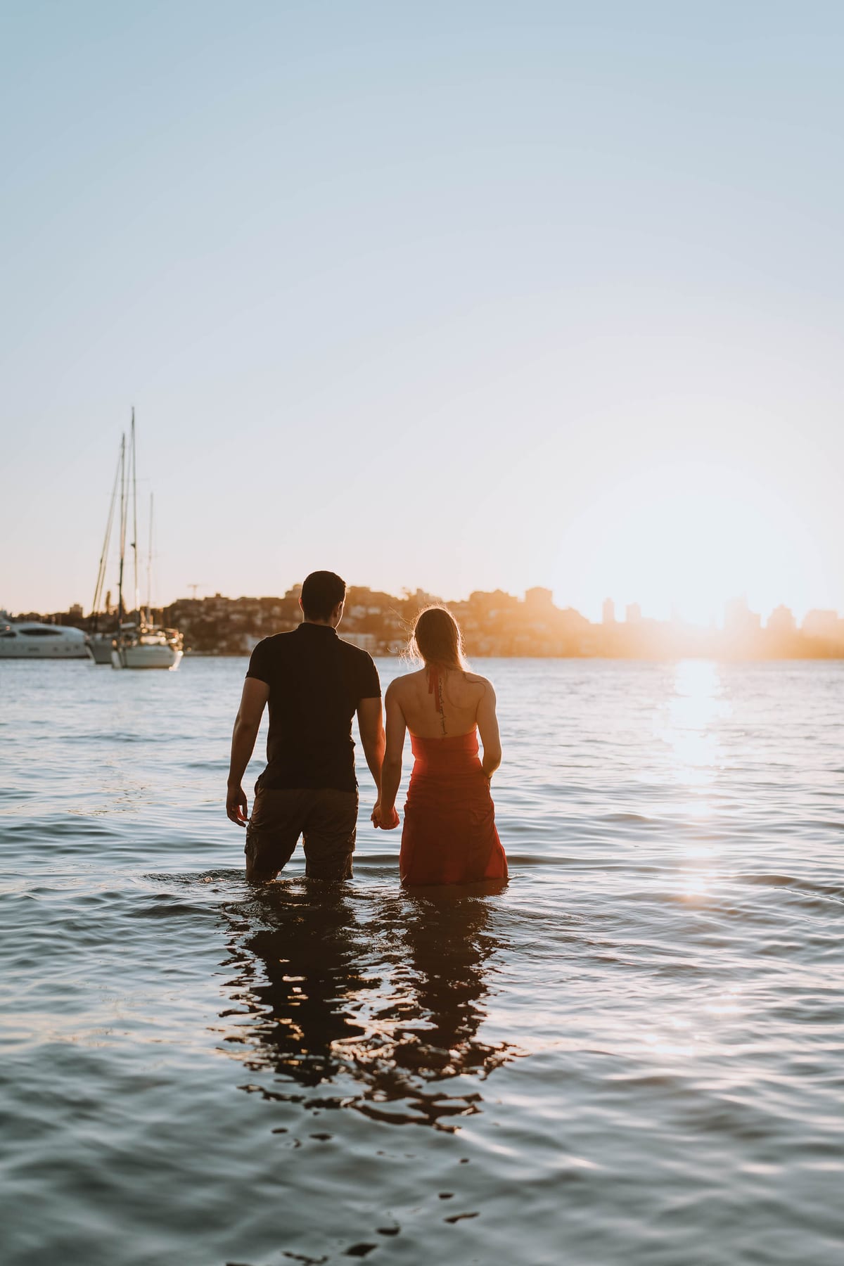 RANKO AND SAVANNAH (Sunset couple photoshoot at Milk beach, Rosebay, Vaucluse)