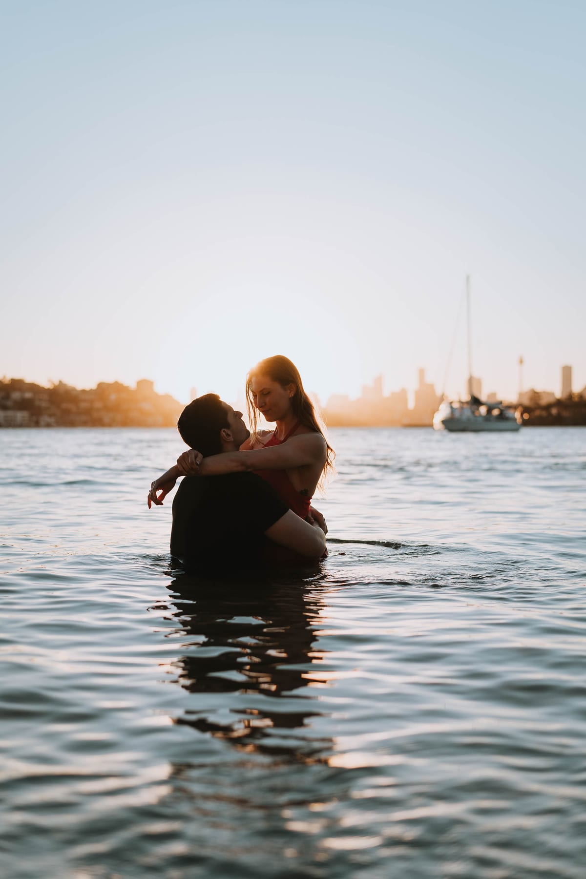 RANKO AND SAVANNAH (Sunset couple photoshoot at Milk beach, Rosebay, Vaucluse)