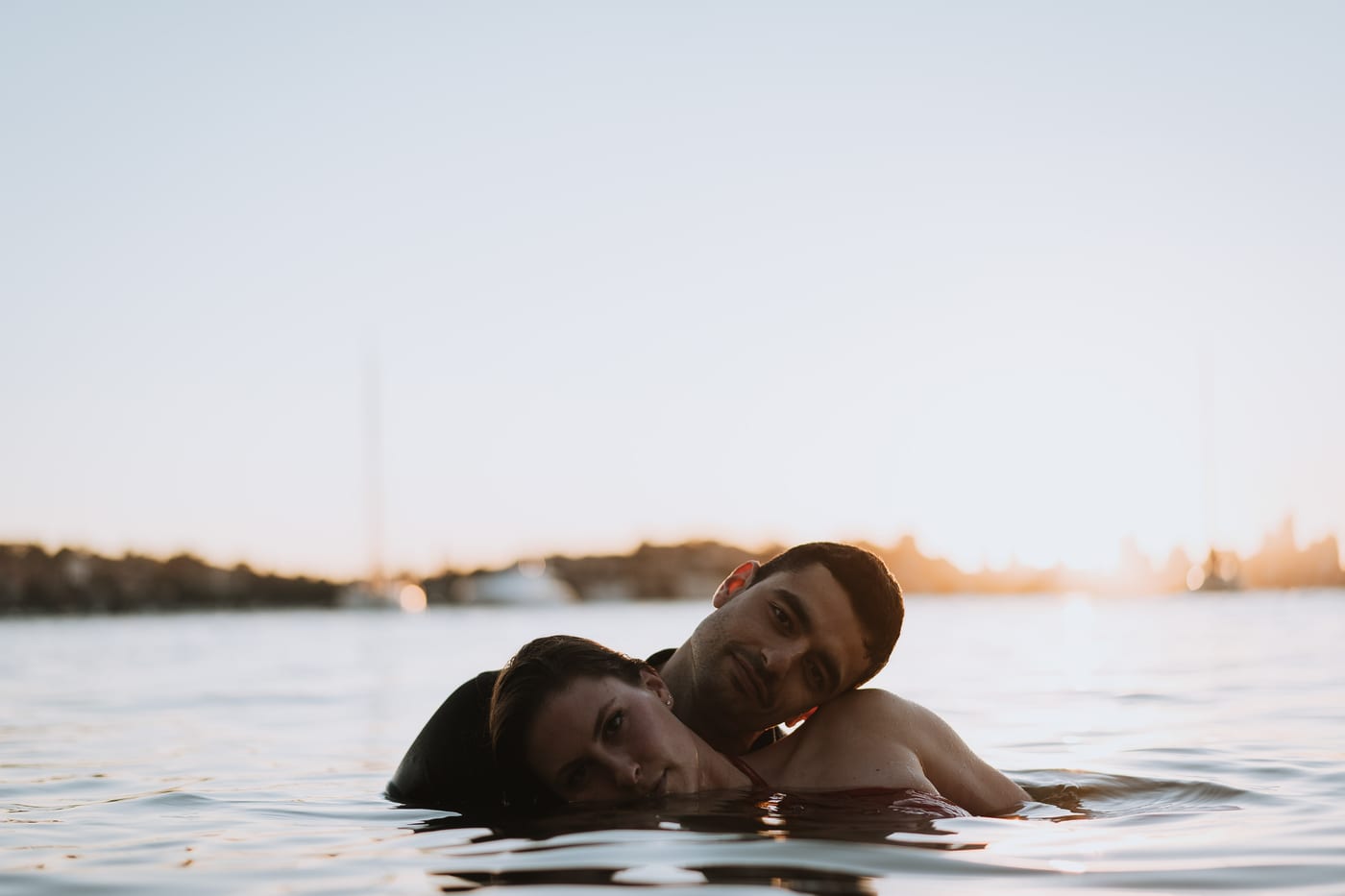 RANKO AND SAVANNAH (Sunset couple photoshoot at Milk beach, Rosebay, Vaucluse)
