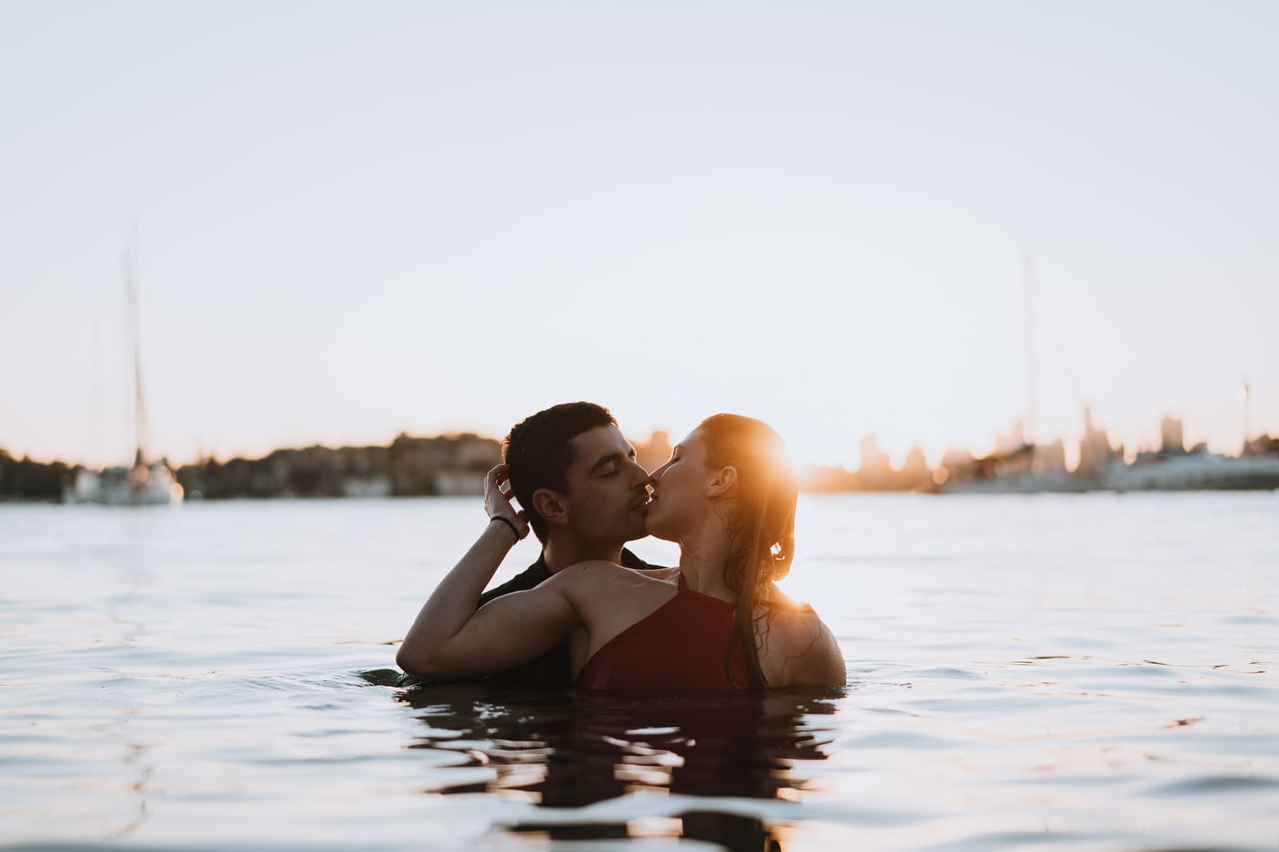 RANKO AND SAVANNAH (Sunset couple photoshoot at Milk beach, Rosebay, Vaucluse)