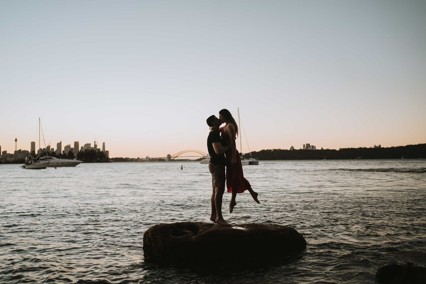RANKO AND SAVANNAH (Sunset couple photoshoot at Milk beach, Rosebay, Vaucluse)