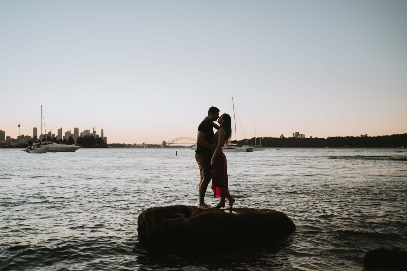 RANKO AND SAVANNAH (Sunset couple photoshoot at Milk beach, Rosebay, Vaucluse)