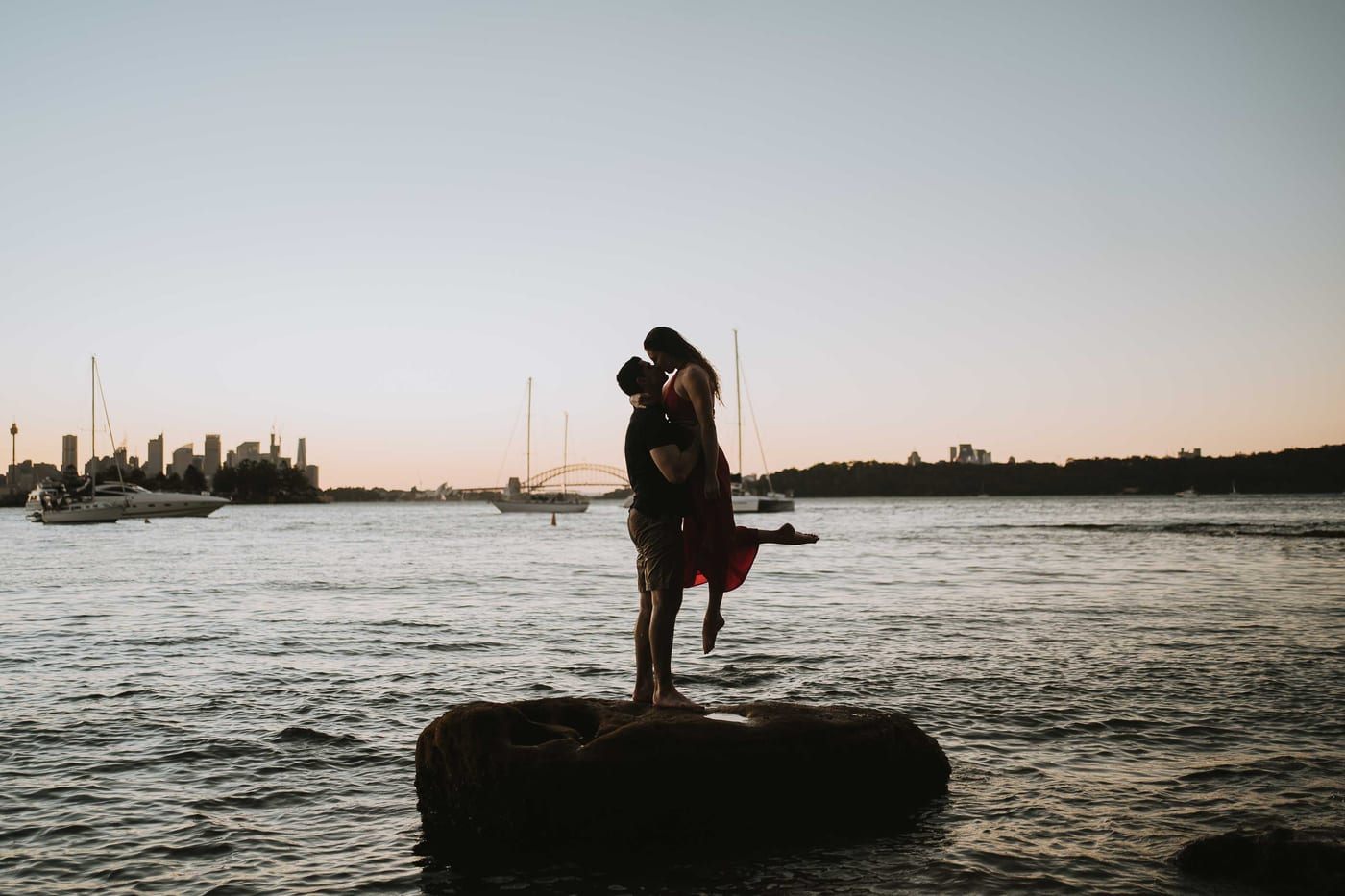 RANKO AND SAVANNAH (Sunset couple photoshoot at Milk beach, Rosebay, Vaucluse)