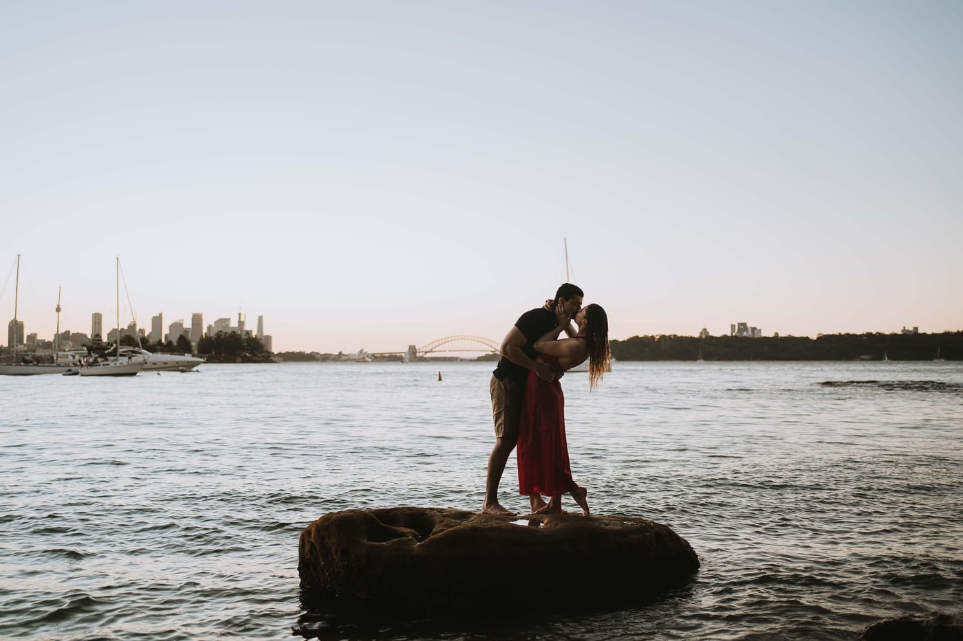 RANKO AND SAVANNAH (Sunset couple photoshoot at Milk beach, Rosebay, Vaucluse)