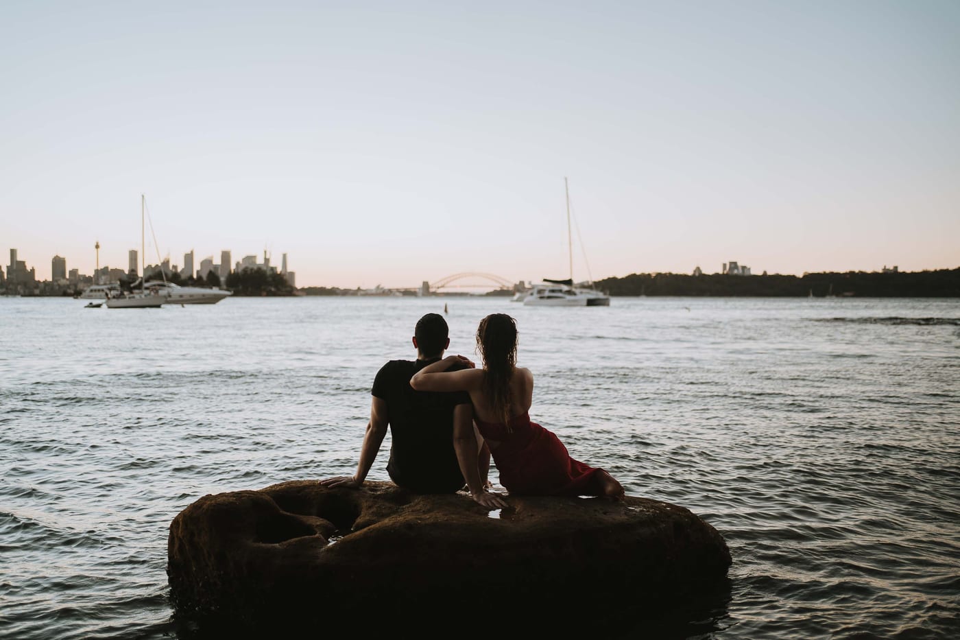 RANKO AND SAVANNAH (Sunset couple photoshoot at Milk beach, Rosebay, Vaucluse)