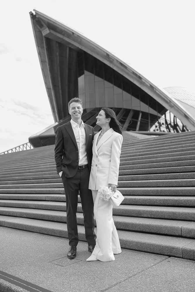 NICK AND SOPHIE (Chic Pre-wedding photoshoot at Sydney Opera house, Harbour bridge and the Rocks)