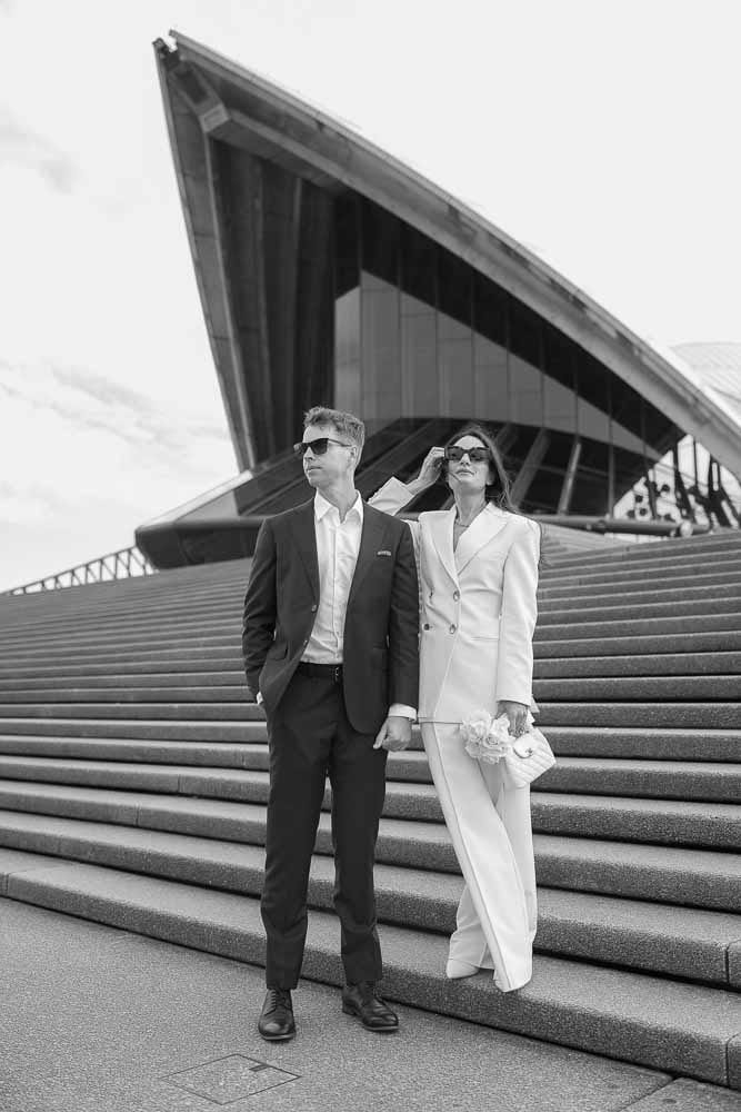 NICK AND SOPHIE (Chic Pre-wedding photoshoot at Sydney Opera house, Harbour bridge and the Rocks)