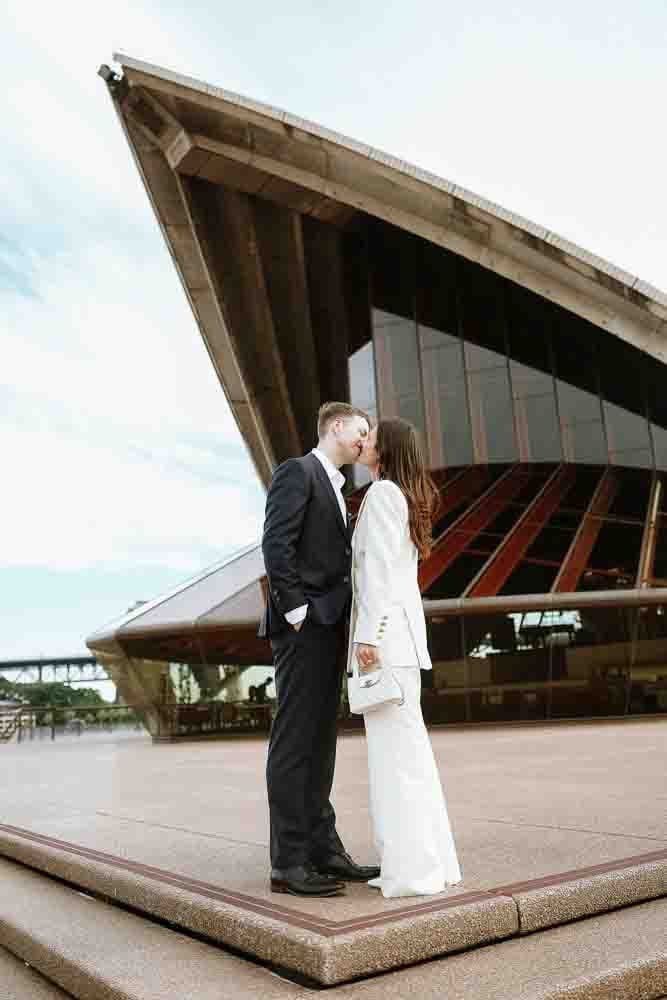 NICK AND SOPHIE (Chic Pre-wedding photoshoot at Sydney Opera house, Harbour bridge and the Rocks)