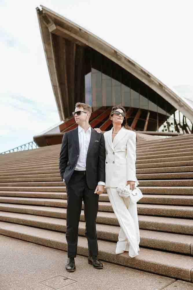 NICK AND SOPHIE (Chic Pre-wedding photoshoot at Sydney Opera house, Harbour bridge and the Rocks)