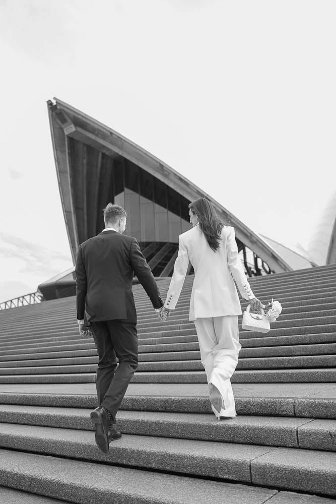 NICK AND SOPHIE (Chic Pre-wedding photoshoot at Sydney Opera house, Harbour bridge and the Rocks)