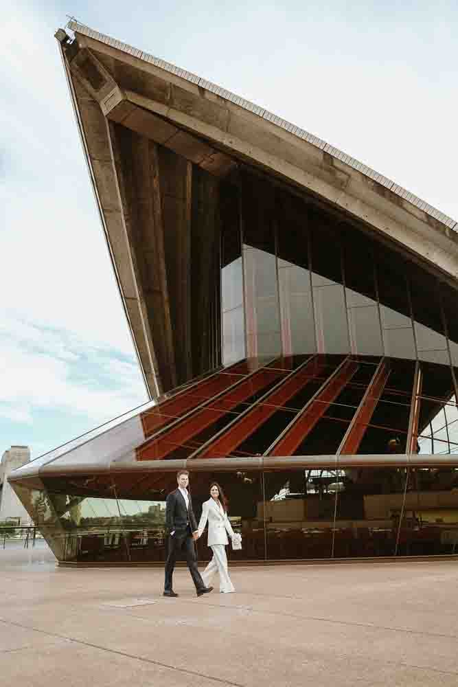 NICK AND SOPHIE (Chic Pre-wedding photoshoot at Sydney Opera house, Harbour bridge and the Rocks)