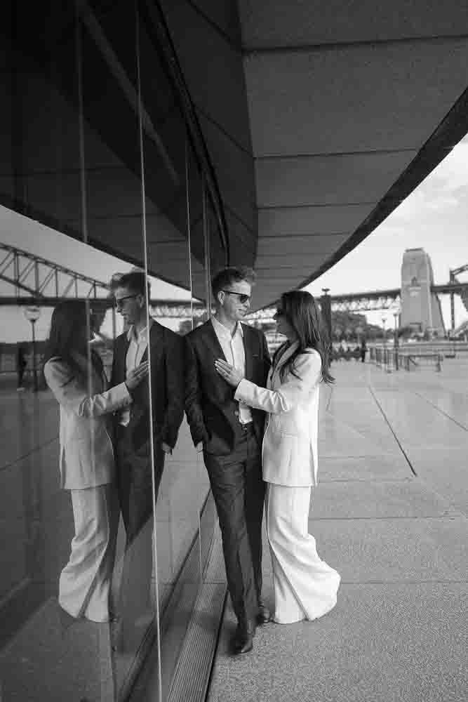 NICK AND SOPHIE (Chic Pre-wedding photoshoot at Sydney Opera house, Harbour bridge and the Rocks)