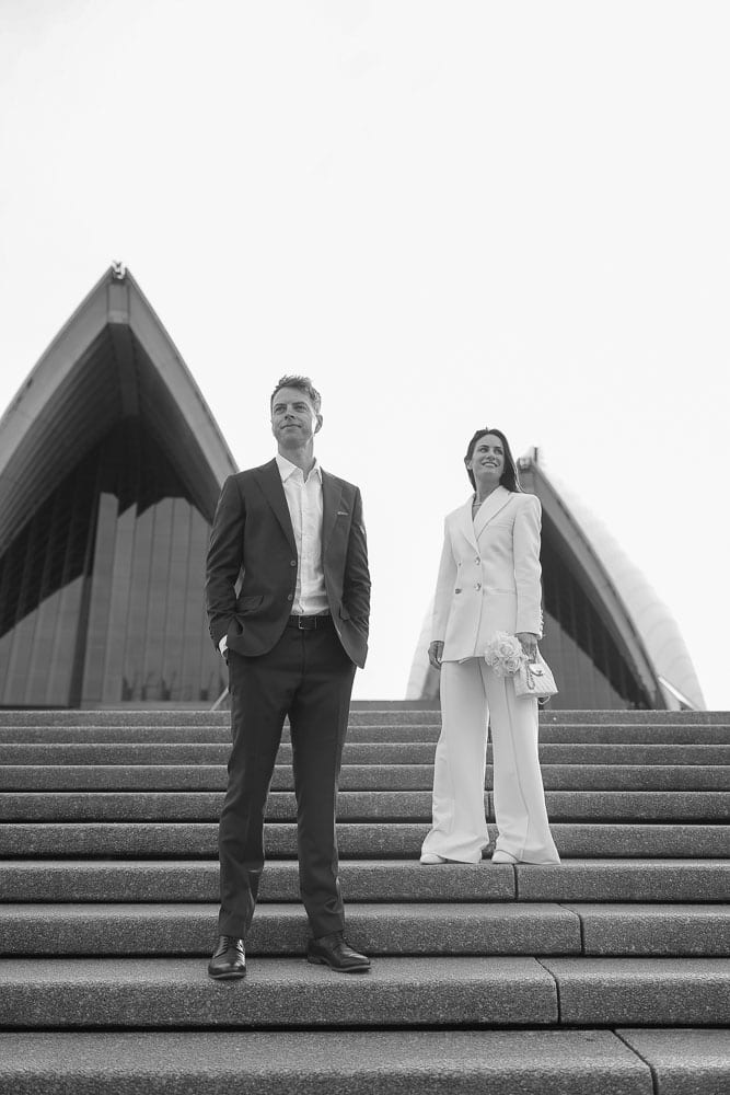 NICK AND SOPHIE (Chic Pre-wedding photoshoot at Sydney Opera house, Harbour bridge and the Rocks)