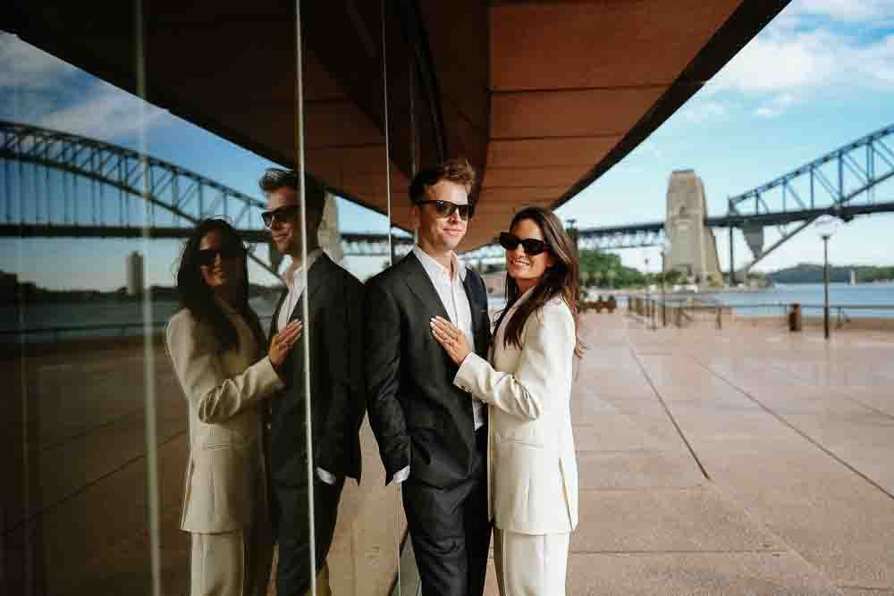 NICK AND SOPHIE (Chic Pre-wedding photoshoot at Sydney Opera house, Harbour bridge and the Rocks)