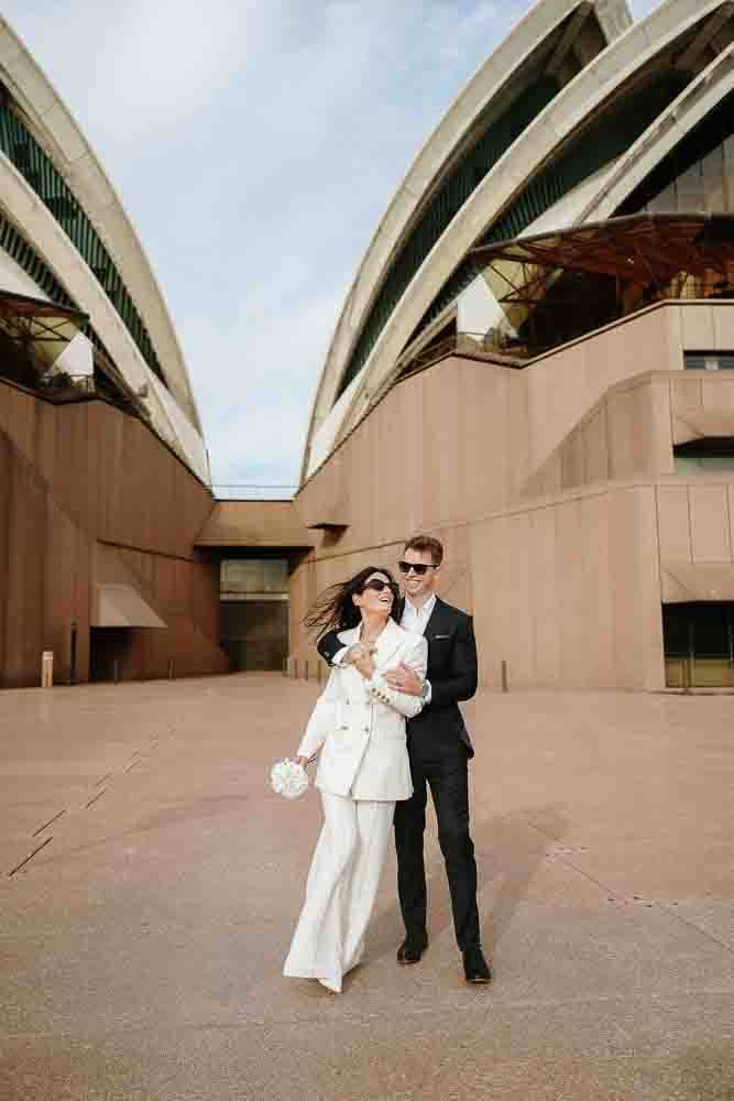 NICK AND SOPHIE (Chic Pre-wedding photoshoot at Sydney Opera house, Harbour bridge and the Rocks)