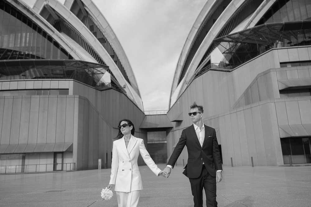 NICK AND SOPHIE (Chic Pre-wedding photoshoot at Sydney Opera house, Harbour bridge and the Rocks)