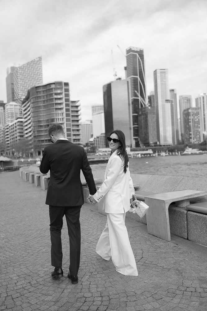 NICK AND SOPHIE (Chic Pre-wedding photoshoot at Sydney Opera house, Harbour bridge and the Rocks)