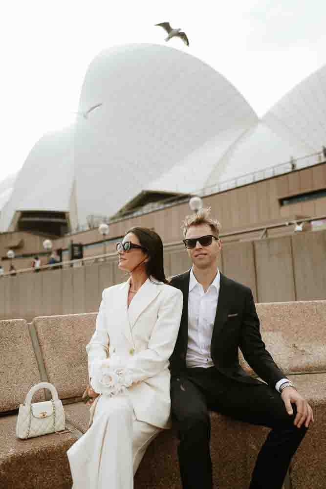 NICK AND SOPHIE (Chic Pre-wedding photoshoot at Sydney Opera house, Harbour bridge and the Rocks)