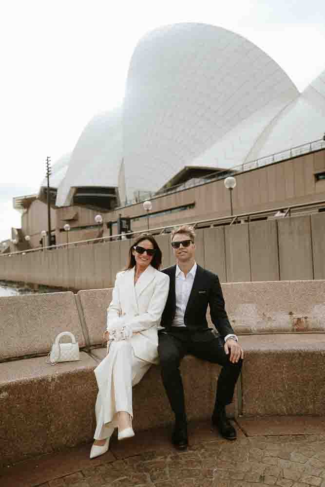 NICK AND SOPHIE (Chic Pre-wedding photoshoot at Sydney Opera house, Harbour bridge and the Rocks)
