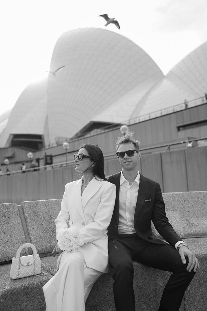 NICK AND SOPHIE (Chic Pre-wedding photoshoot at Sydney Opera house, Harbour bridge and the Rocks)