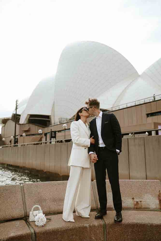 NICK AND SOPHIE (Chic Pre-wedding photoshoot at Sydney Opera house, Harbour bridge and the Rocks)